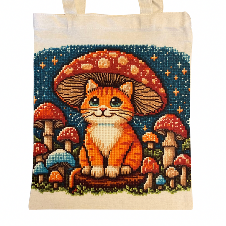 Cat Mushroom Bag