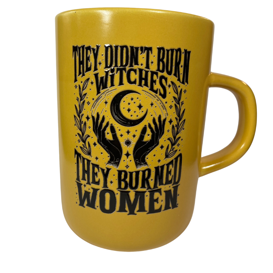 They Burned Women 18oz Mug- yellow