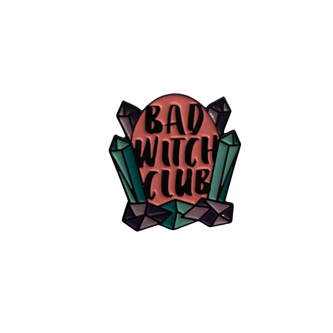 Bad Witch Club pin