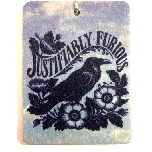 Justifiably Furious Air Freshener Felt