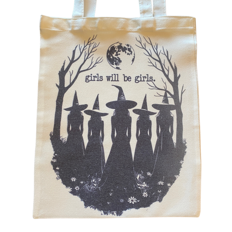 Girls will be Girls Bag- rounded