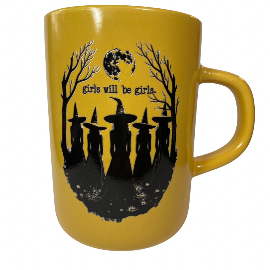 Girls Will Be Girls 18oz Mug- yellow