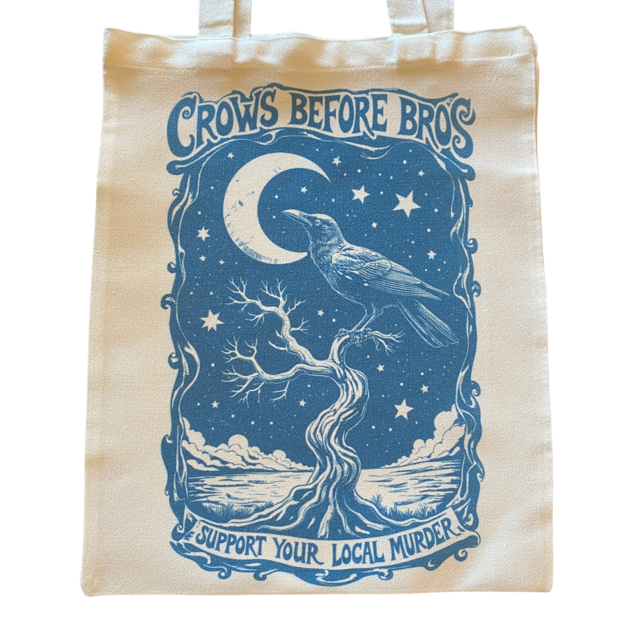 Blue Crows Before Bros Bag
