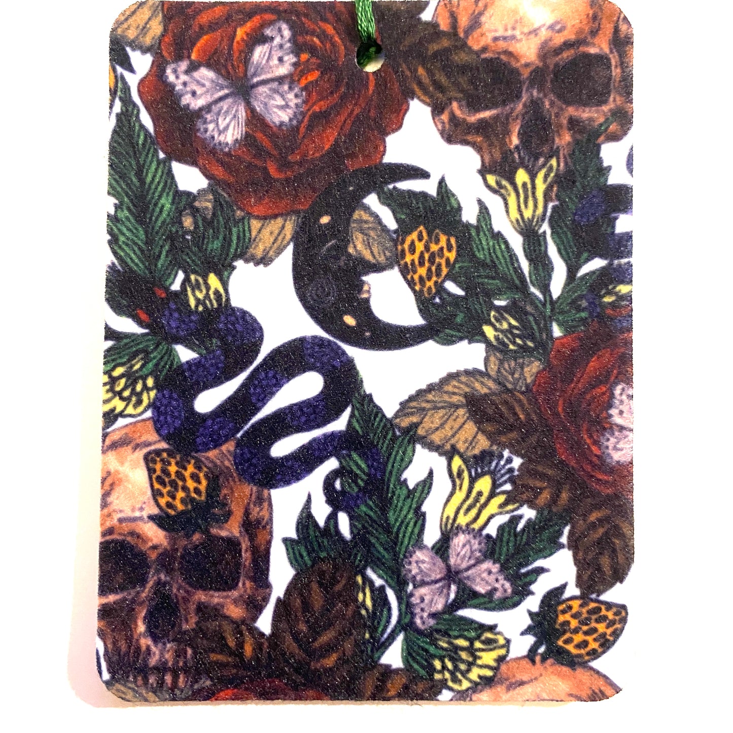 Skull Snake Air Freshener Felt