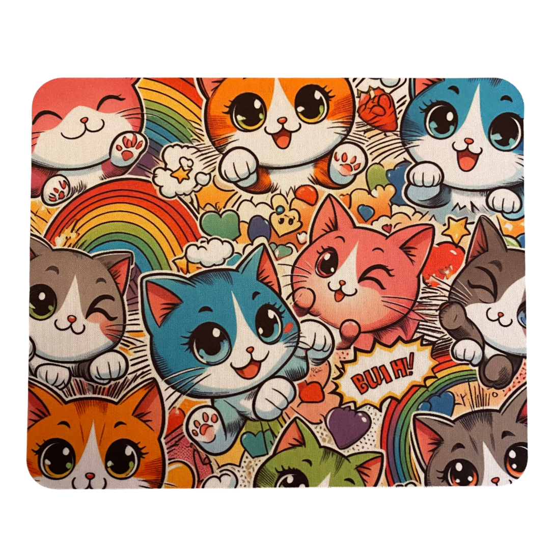 Kawaii Cats Mouse Pad