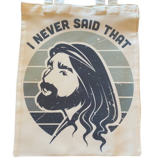 Grey I Never Said That Bag