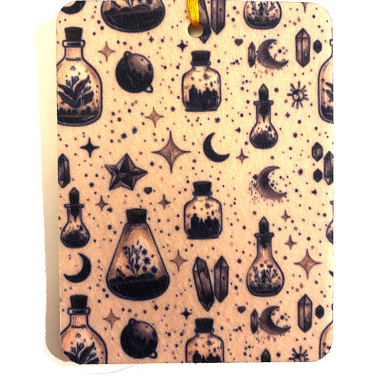 Potions Tan Air Freshener Felt