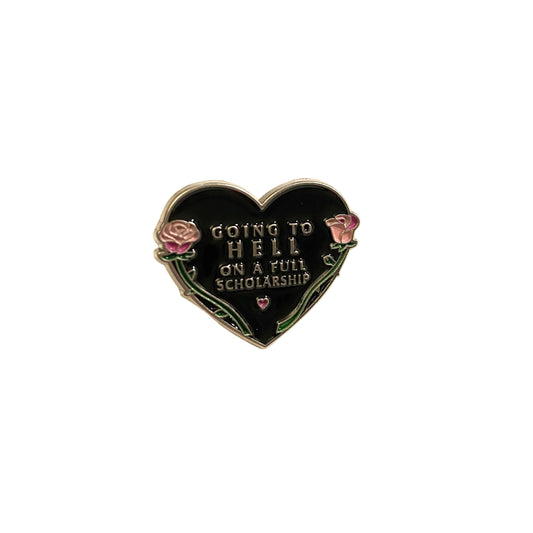 Going To Hell pin