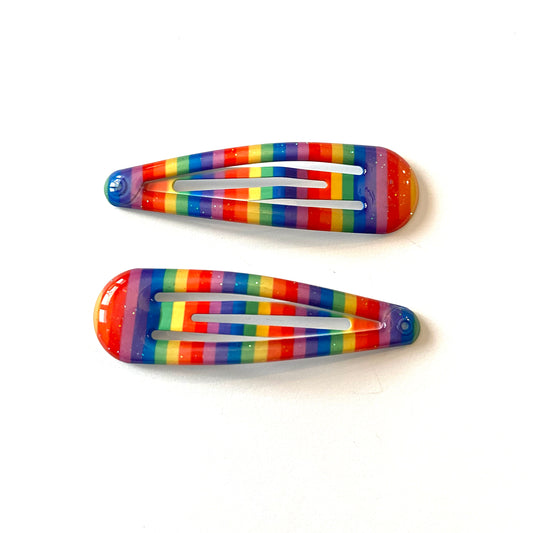 Rainbow Hair Clips