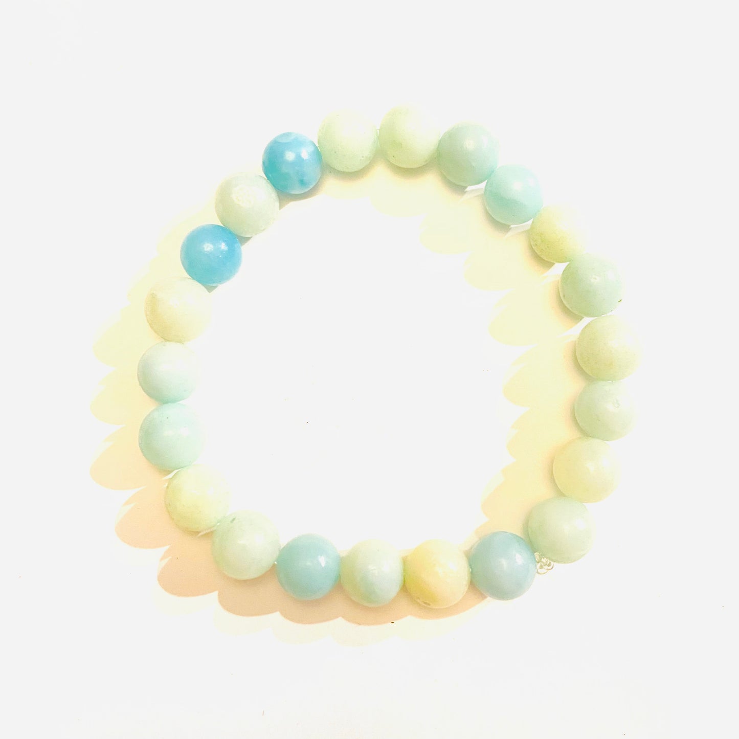 Amazonite Stone Bracelet 7.5”