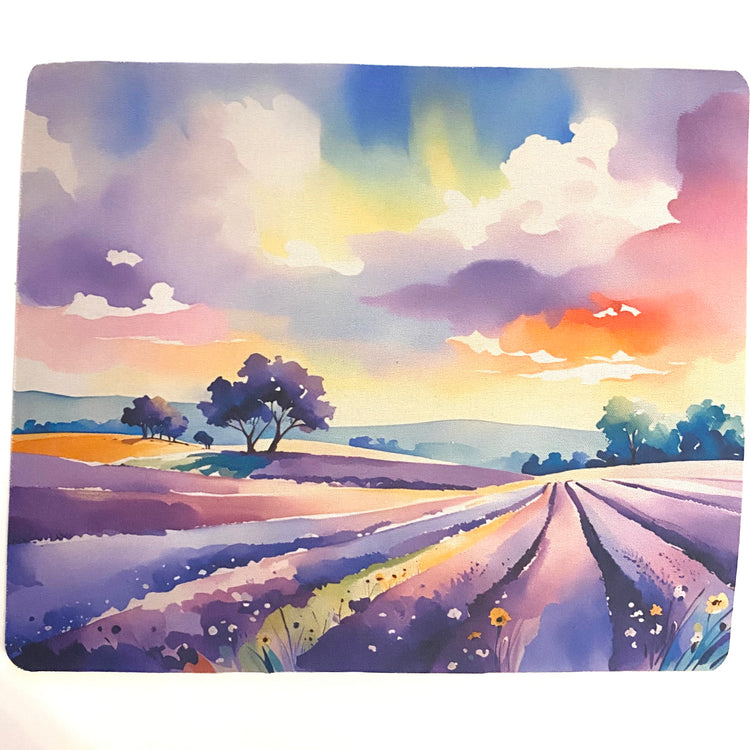 Lavender Field Mouse Pad