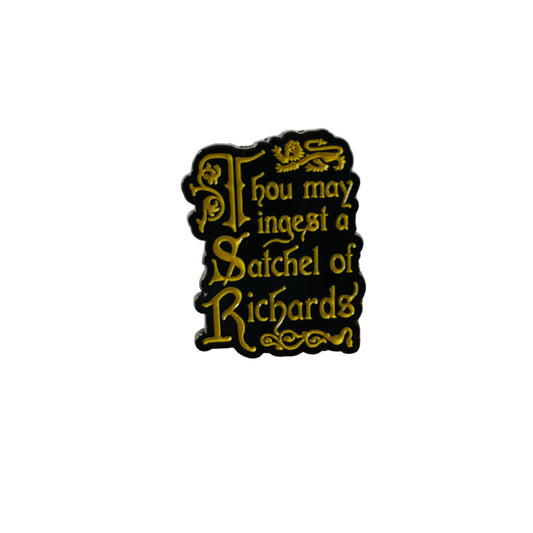 Satchel Of Richards Pin