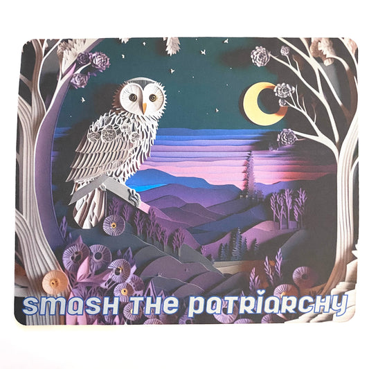 Smash The Patriarchy Mouse Pad