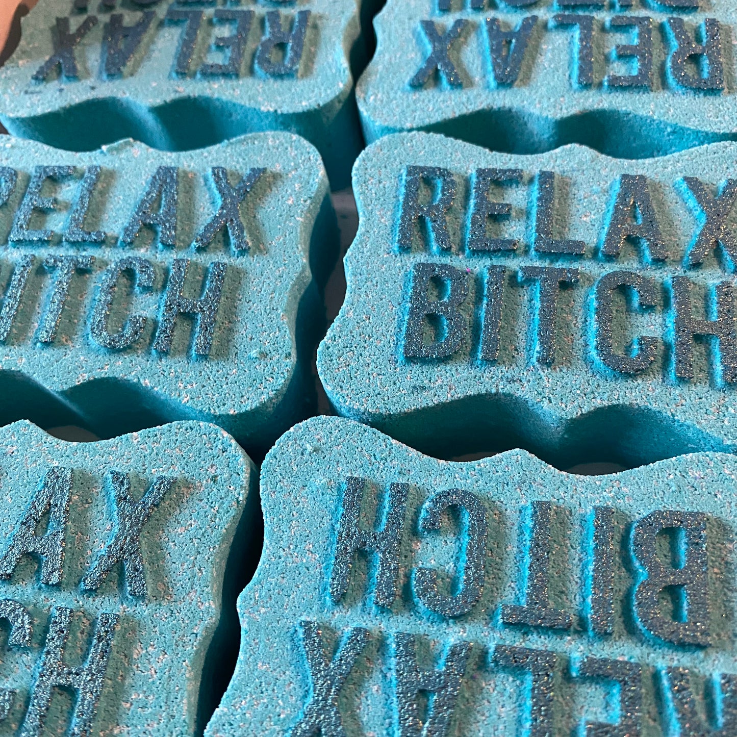 Teal Relax Bitch Bath Bomb