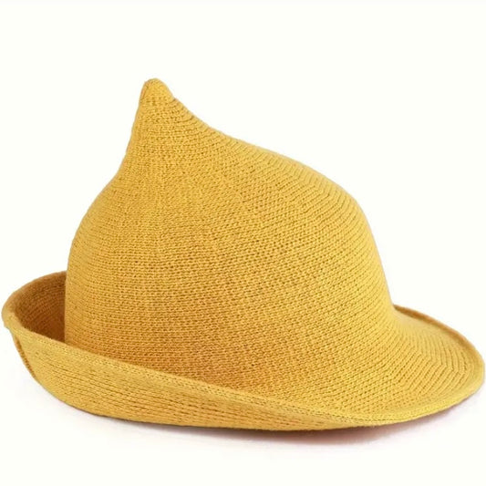 Yellow Short Witches Hat