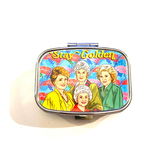 Stay Golden Pill Holder