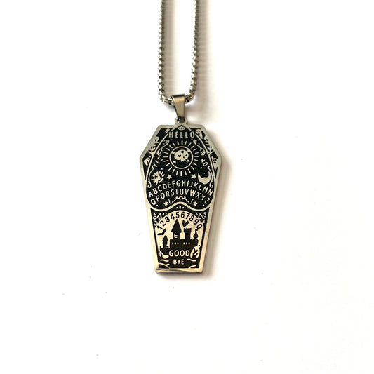 Coffin Ouija Necklace