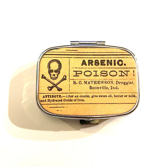 Arsenic Taupe Pill Holder