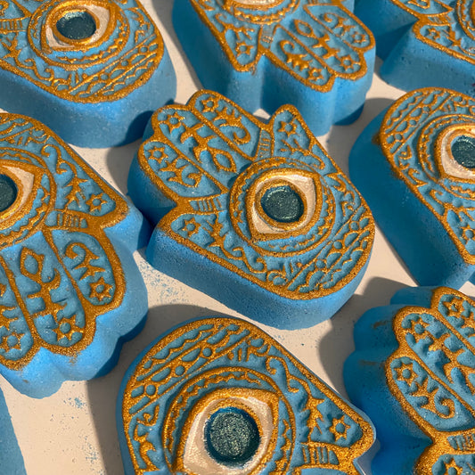 Blue Hamsa Hand Bath Bomb