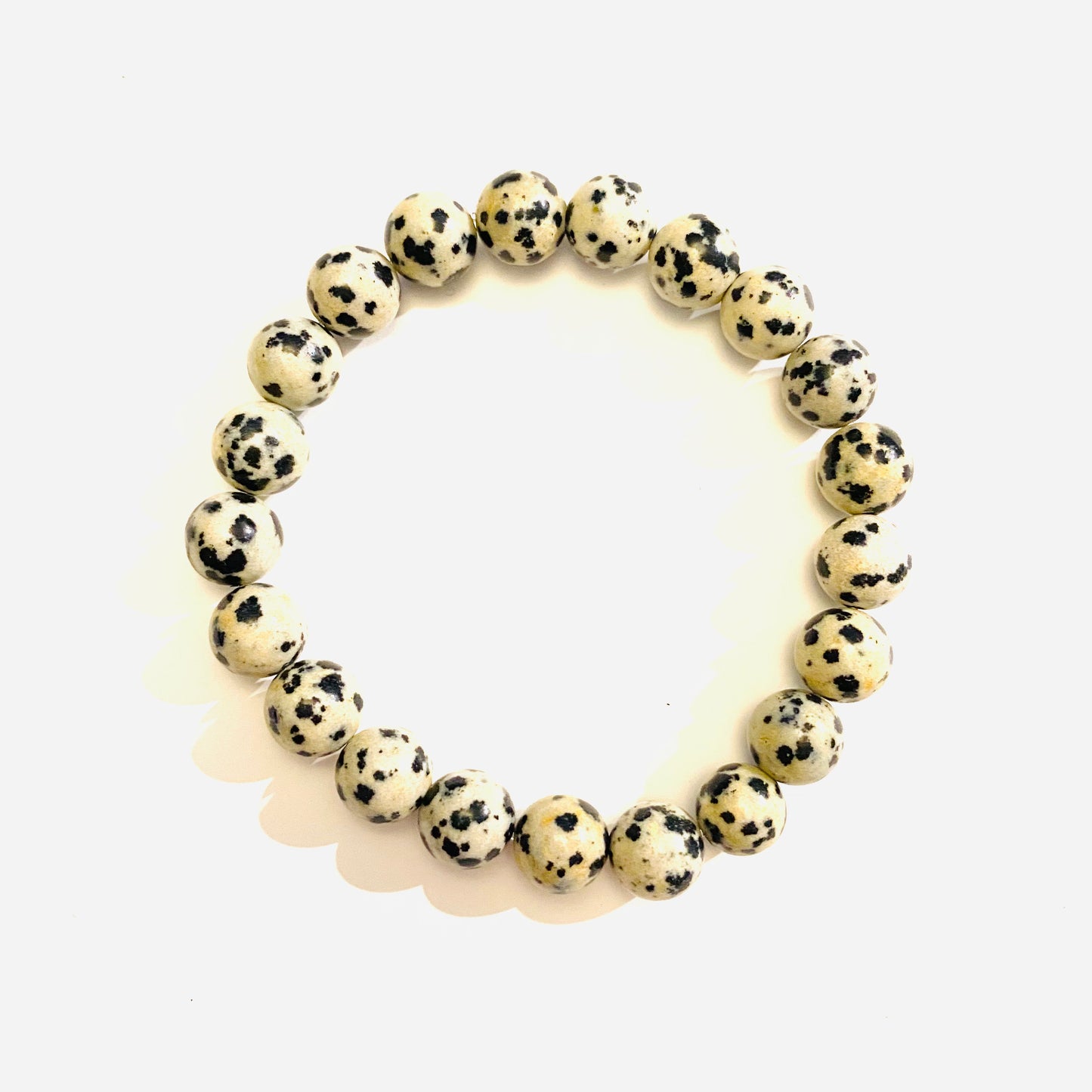 Dalmation Stone Bracelet 7”