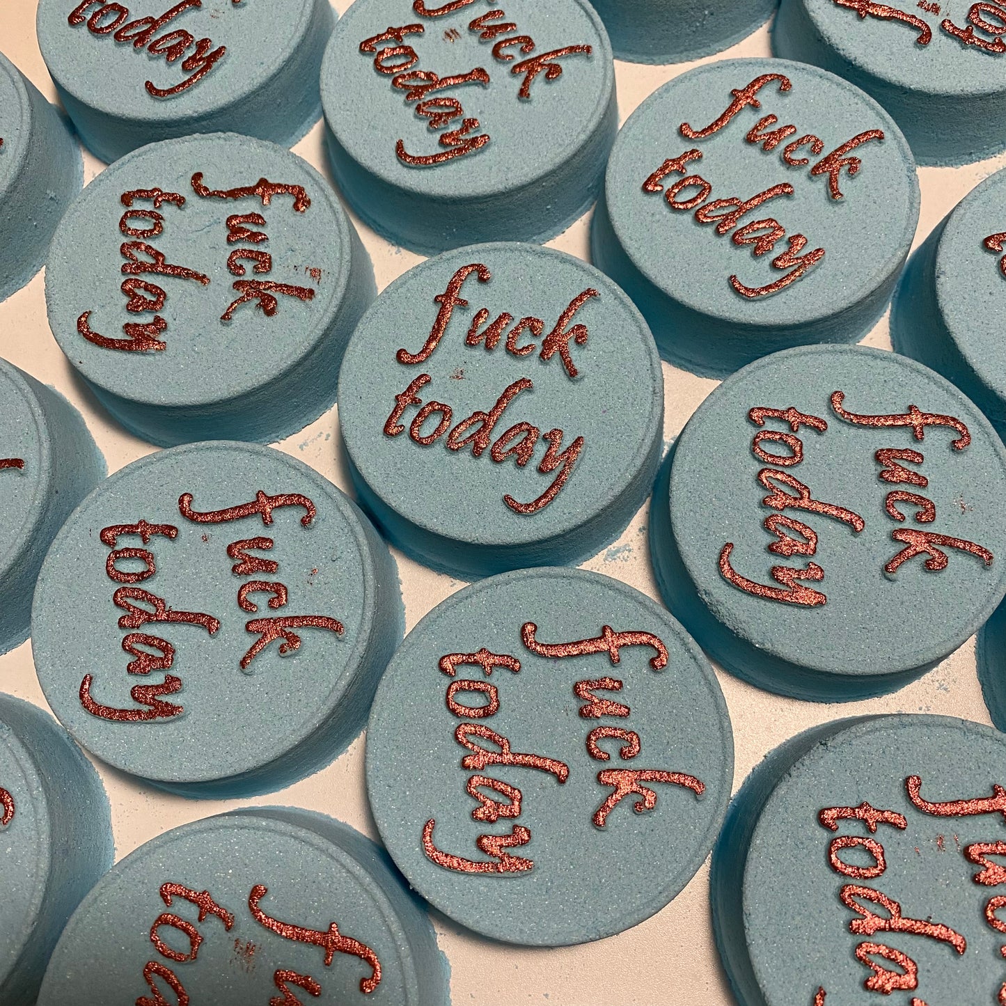 Blue Fuck Today Bath Bomb