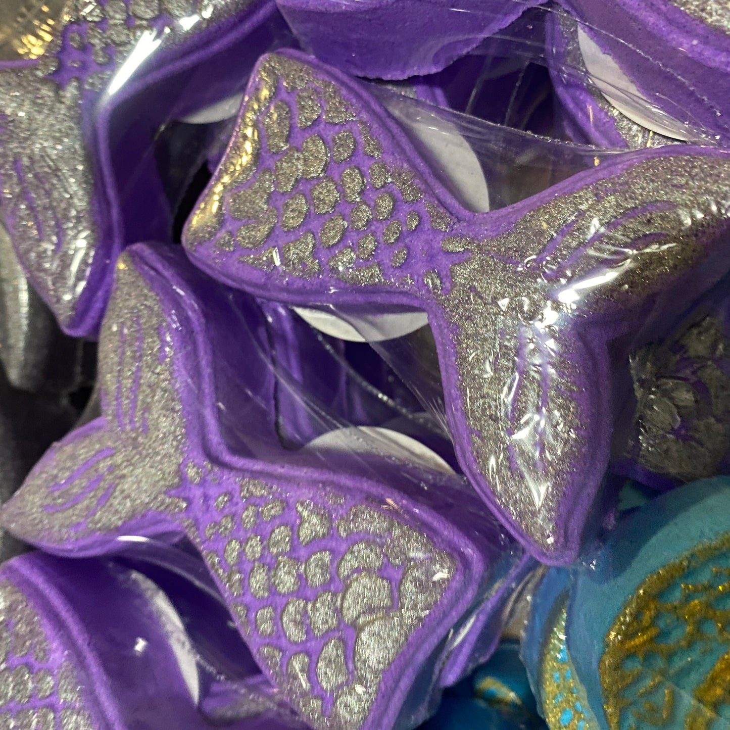 Purple Mermaid Tail Bath Bomb