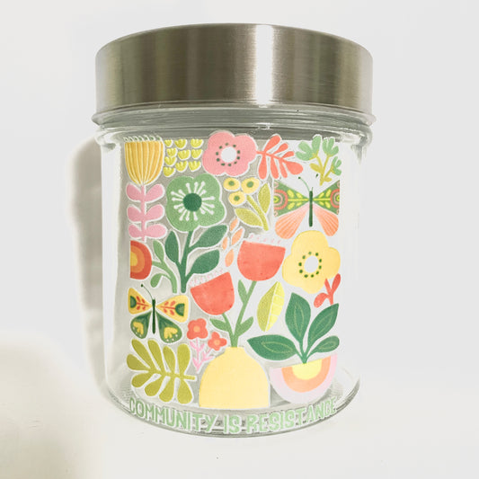 Community is Resistance Storage Jar