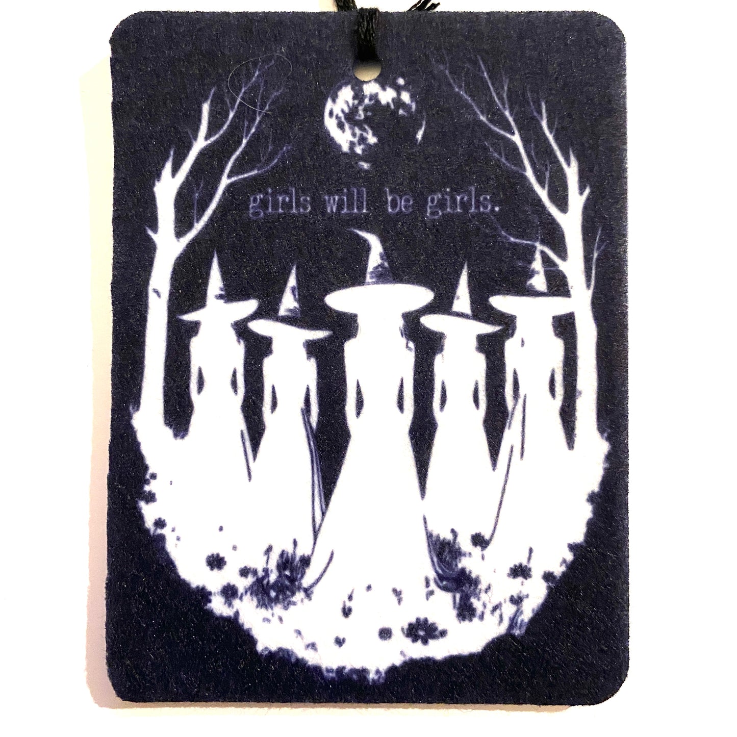 Girls will be Girls Outline Air Freshener Felt