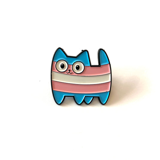 Trans Kitty Pin