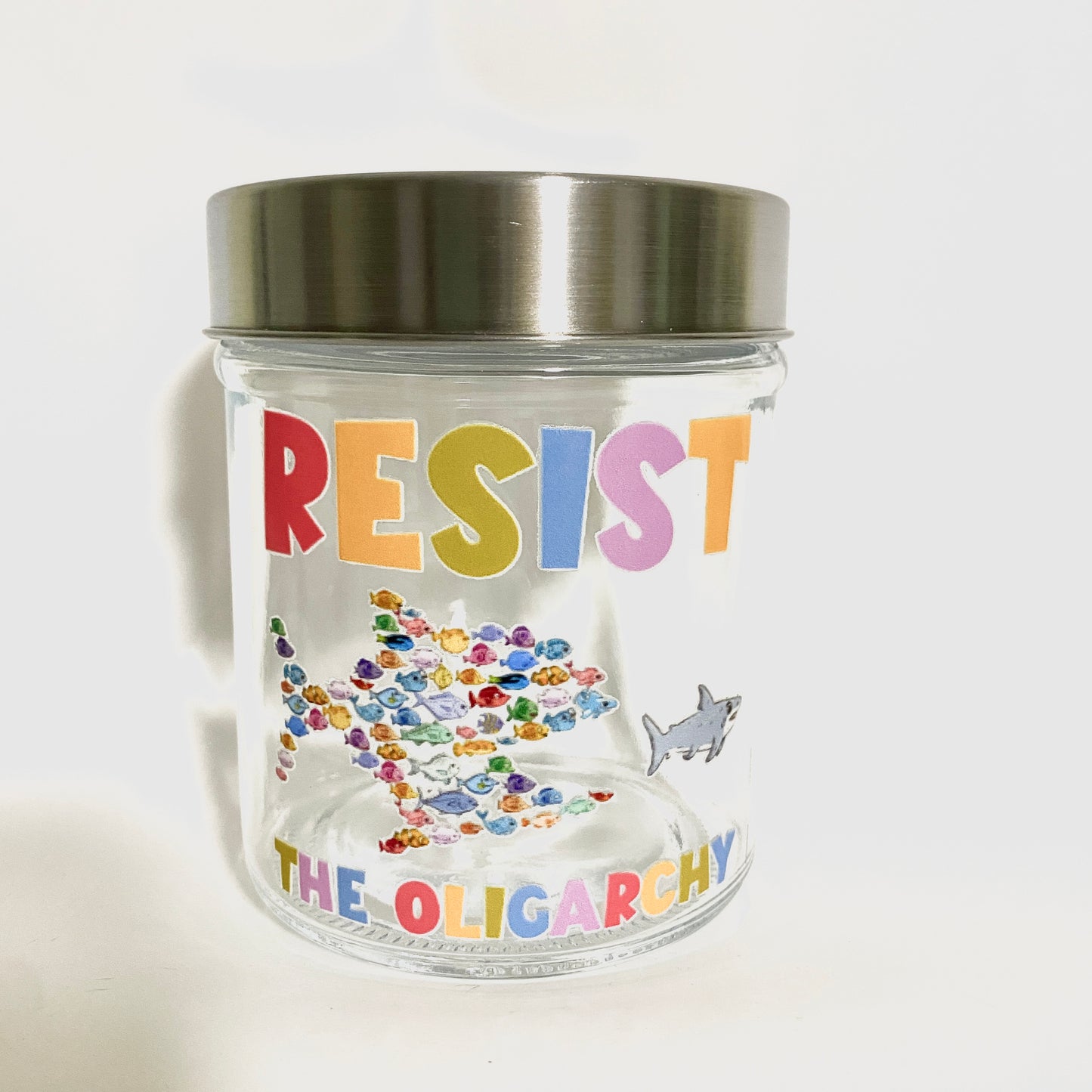 Resist the Oligarchy Storage Jar