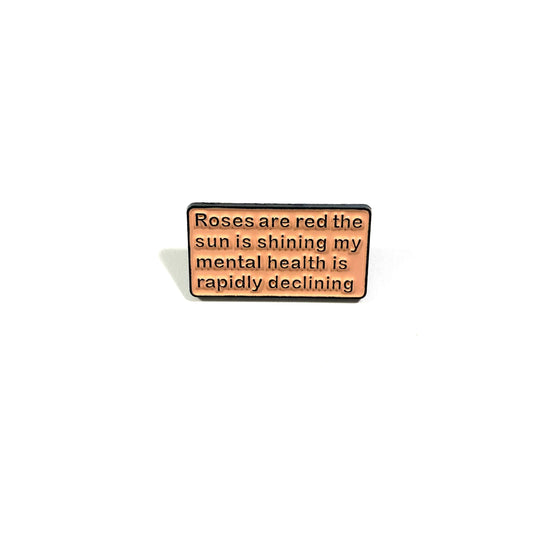 Roses Are Red pin