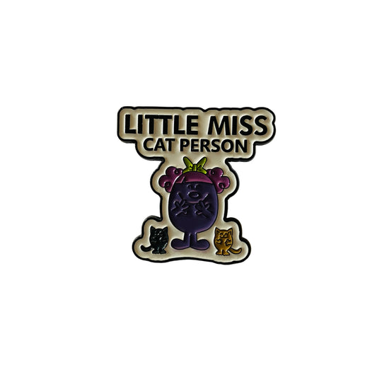 Little Miss Cat Person Pin