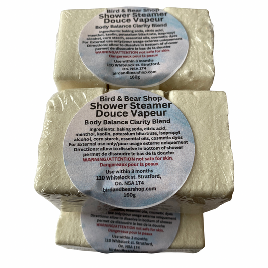 Body Balance Clarity Shower Steamers 3 pack