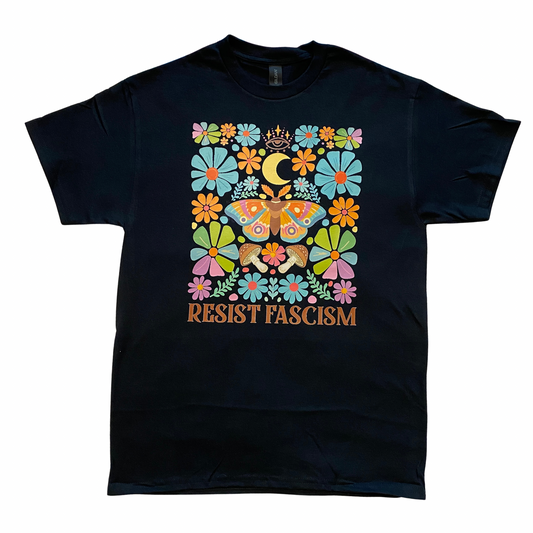 Resist Fascism T-Shirt Black
