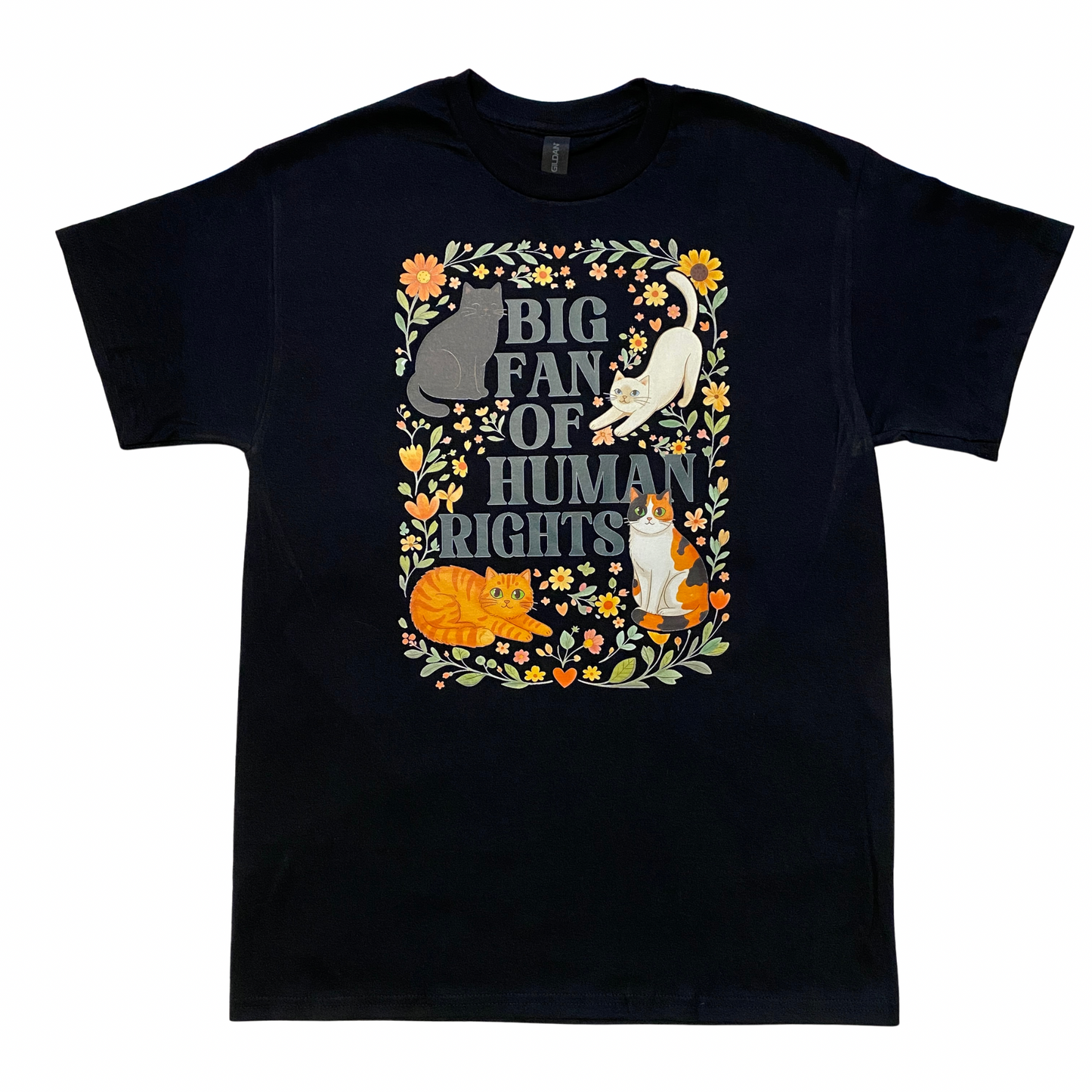 Big Fan of Human Rights T-Shirt Black