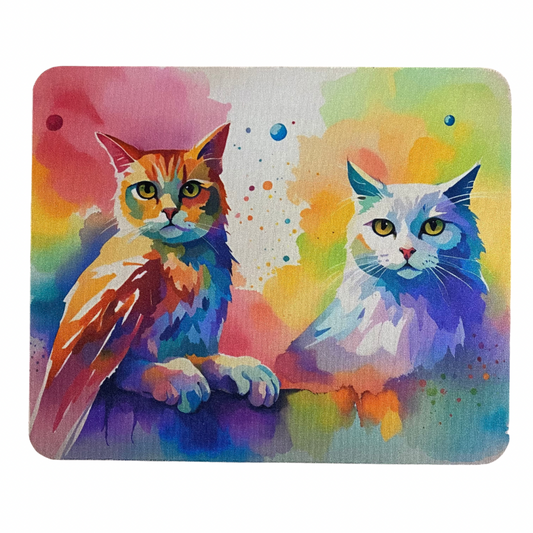 Owl Cats Mouse Pad