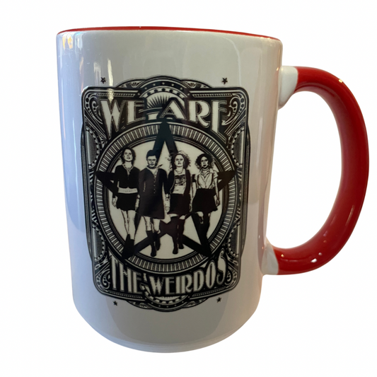 We Are The Weirdos 15oz Mug- red
