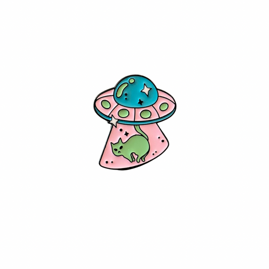 Fat Cat Abduction pin