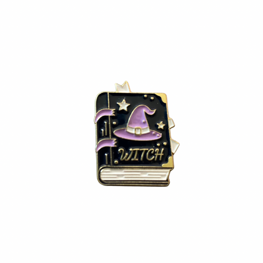 Witch Book pin