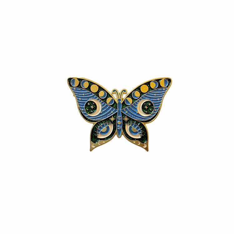 Big Blue Butterfly pin