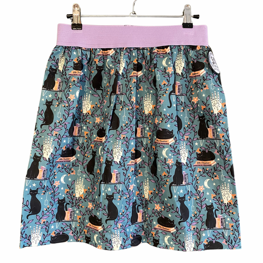 Black Cat Witchy Skirt