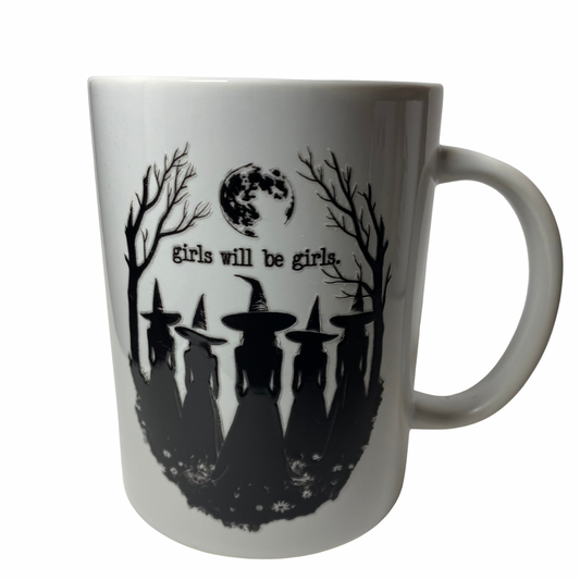 Girls Will Be Girls Round 15oz Mug