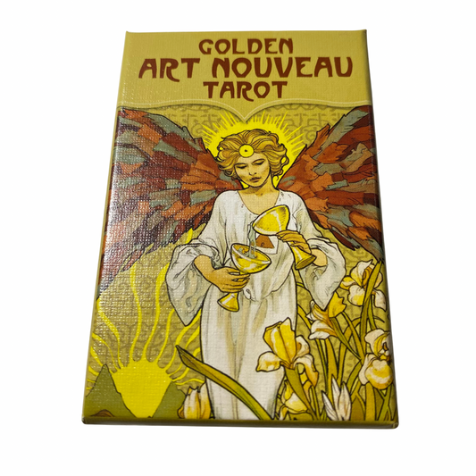 Golden Art Nouveau Mini Tarot