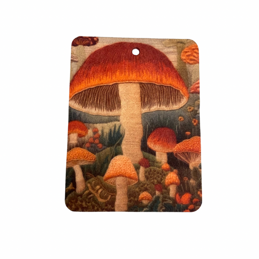 Mushrooms Air Freshener Felt