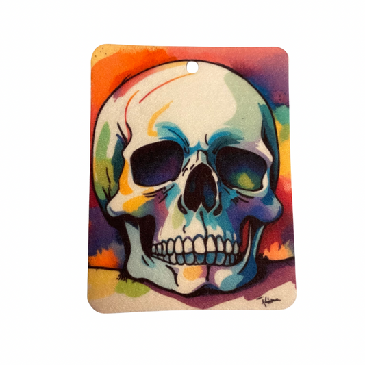 Skull Air Freshener Felt