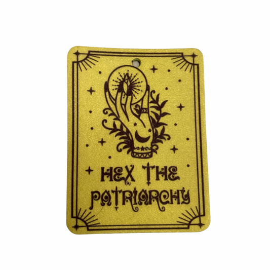 Hex The Patriarchy Air Freshener Felt