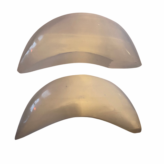 CHIPPED Large Selenite moon