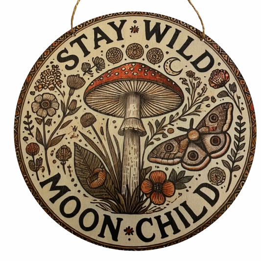 Stay Wild Moon Child Sign