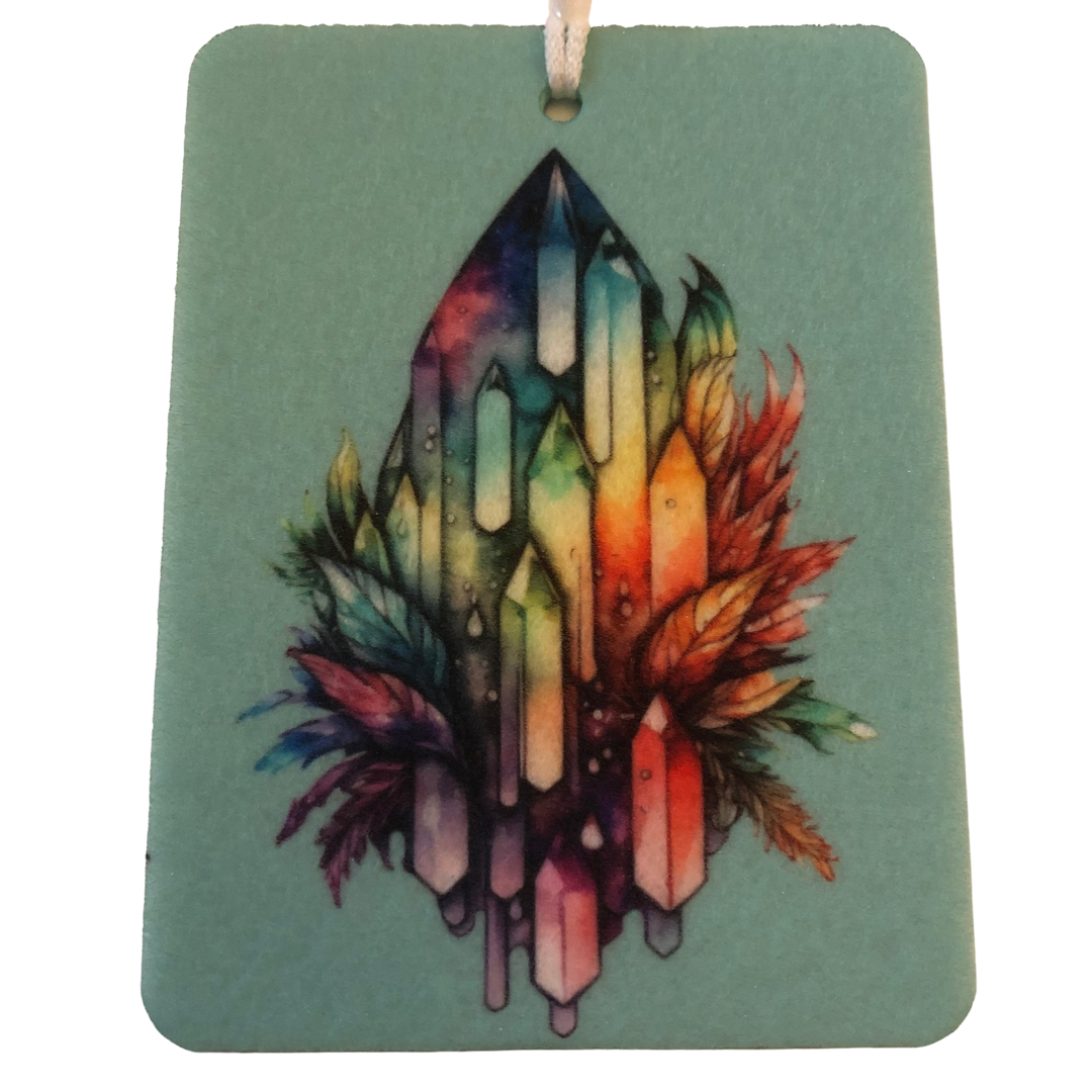 Rainbow Gem Air Freshener Felt