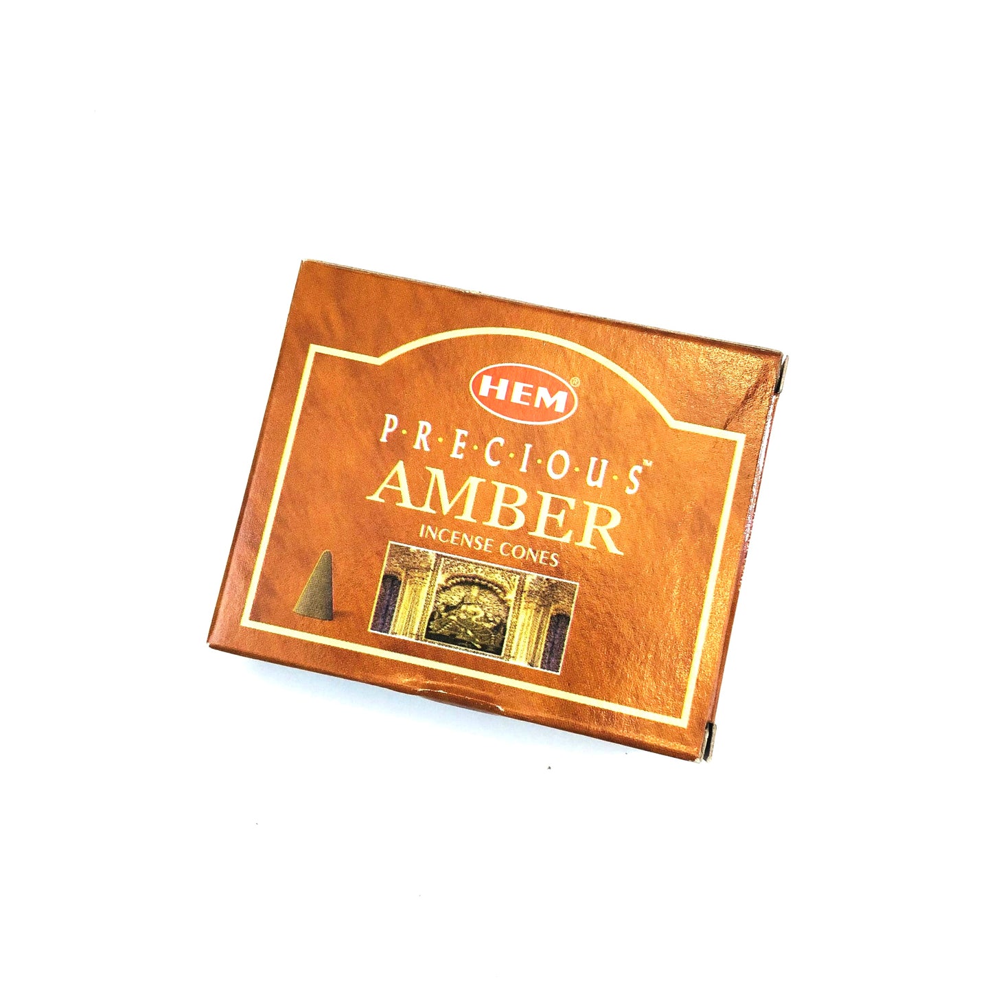 Amber incense cones